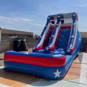 16 ft Patriot water slide single lane Water Slide Rental - Buckeye, AZ