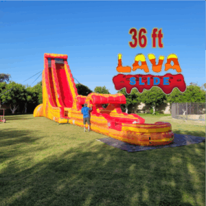 36 ft inflatable Lava water slide single lane with slip n slide Water Slide Rental - Buckeye, AZ