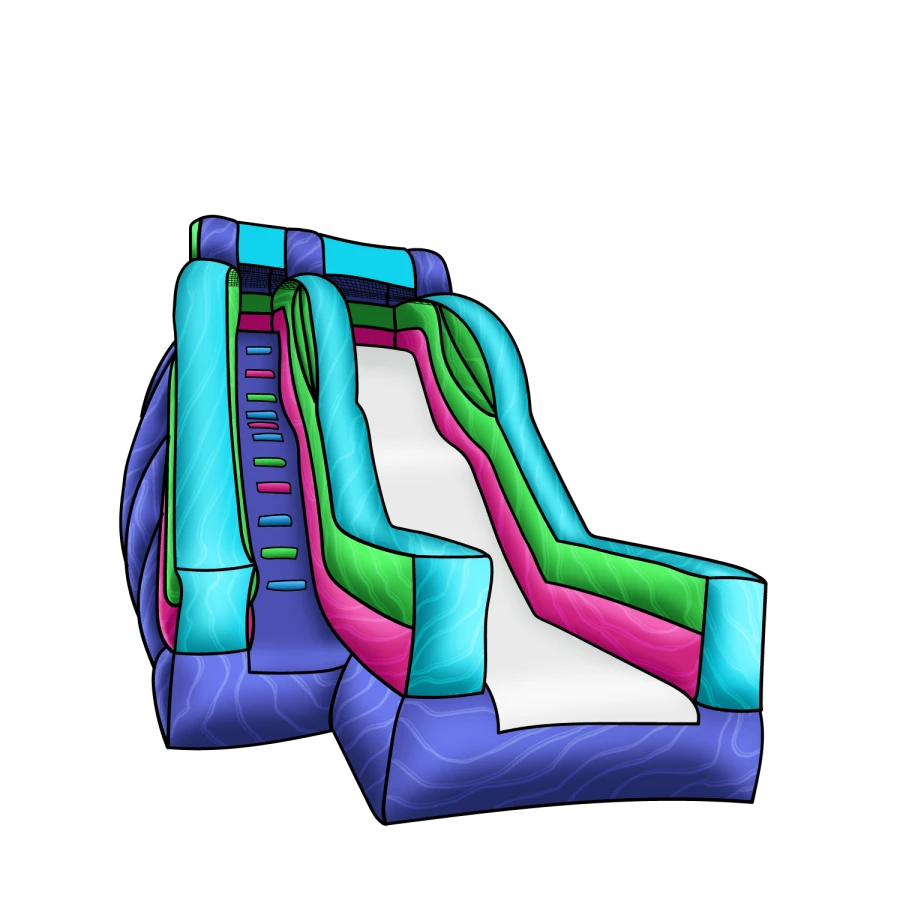20ft Wave Water Slide for In-Ground Pools Rental in Buckeye, AZ - Image 6