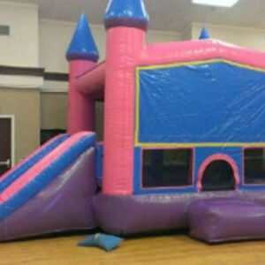 Toddler Water Slide Bounce House Combo Princess Pink Water Slide Rental - Buckeye, AZ