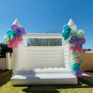 Wedding - White bounce house rental Bounce House Rental - Buckeye, AZ