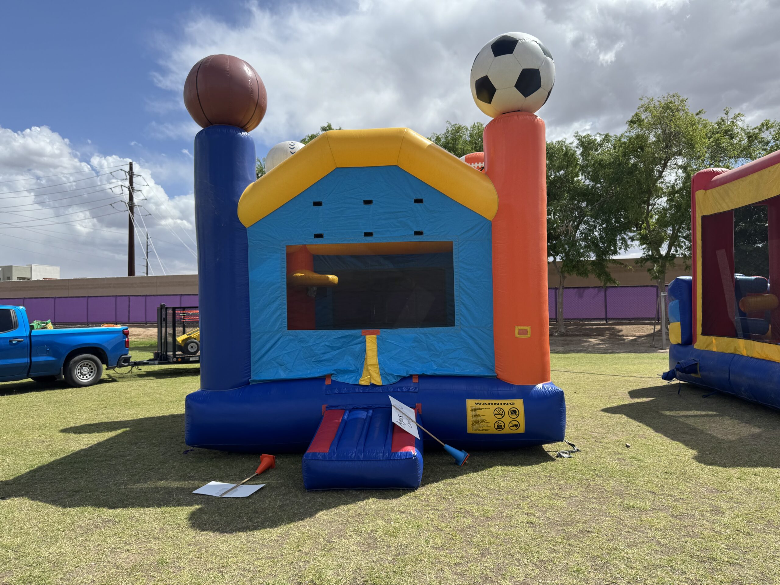 Sports Bounce House w/ Basketball Hoop Rental in Phoenix, AZ Bounce House Rental - Buckeye, AZ