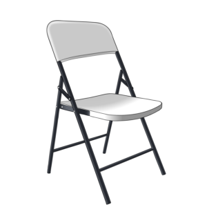 Premium White & beige Folding Chair Rentals – Phoenix Party & Event Seating Rental - Buckeye, AZ