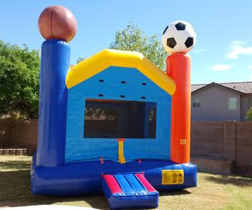 Sports Bounce House w/ Basketball Hoop Rental in Phoenix, AZ Bounce House Rental - Buckeye, AZ - Image 3
