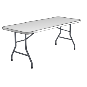 6ft Rectangular Banquet Table Rental – Serving Phoenix, AZ & Metro Valley Rental - Buckeye, AZ